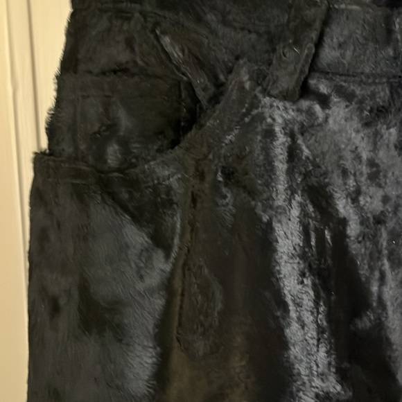 Faux Fur Jeans Size 40 Sz 6 Vintage Bluff NWT - Picture 7 of 10